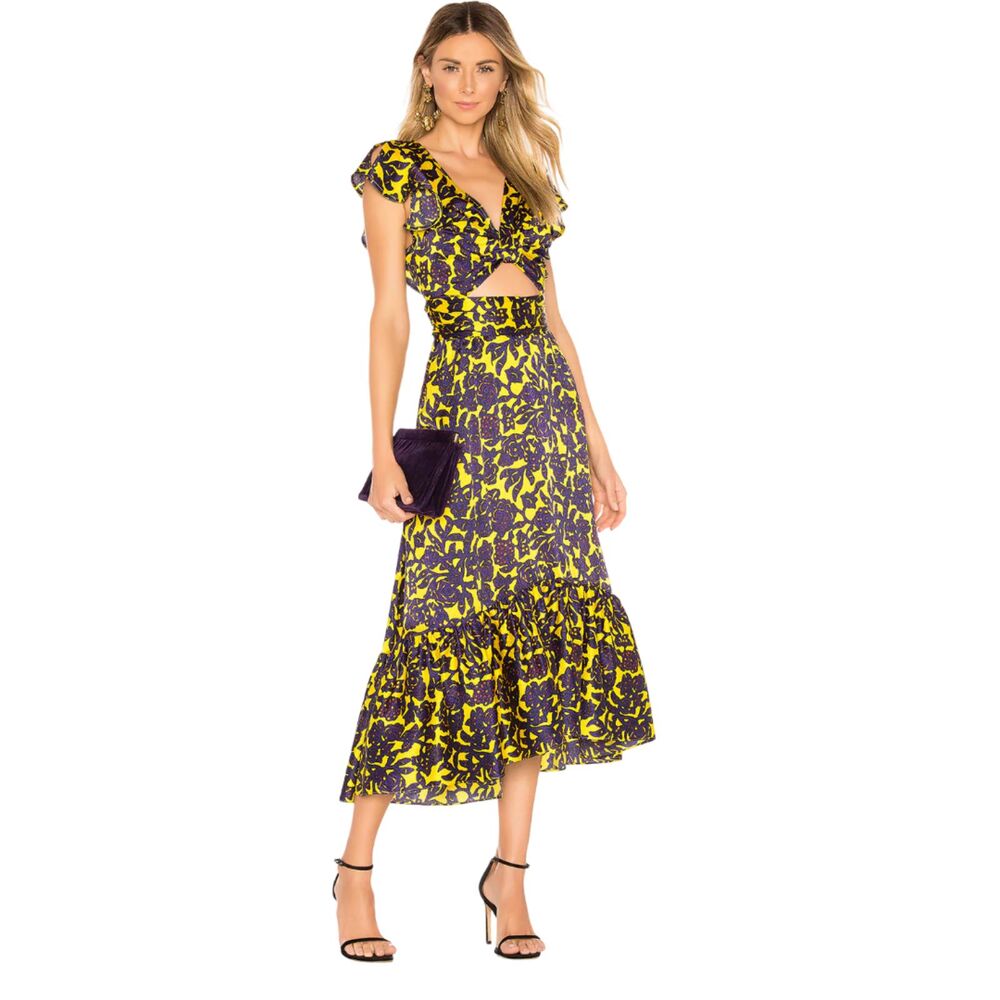 A.L.C. Valencia Cutout Midi Dress